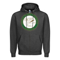Charcoal Heather george mason university Zipper Hoodie - linhVisuals