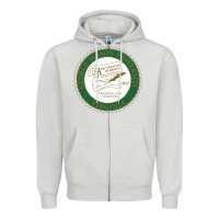 Dove Grey george mason university Zipper Hoodie - linhVisuals