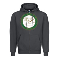 Smoke george mason university Zipper Hoodie - linhVisuals