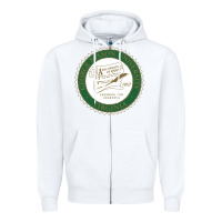 White george mason university Zipper Hoodie - linhVisuals