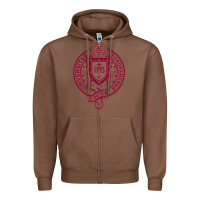 Chestnut f0rdham university Zipper Hoodie - linhVisuals