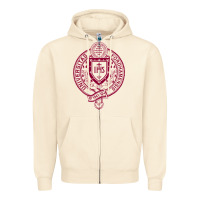 Sandshell f0rdham university Zipper Hoodie - linhVisuals