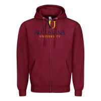 Burgundy Augustana university, Apparel Zipper Hoodie - linhVisuals