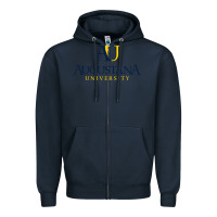 Navy Augustana university, Apparel Zipper Hoodie - linhVisuals