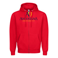Red Augustana university, Apparel Zipper Hoodie - linhVisuals