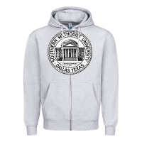 Heather Grey southern methodist university Zipper Hoodie - linhVisuals
