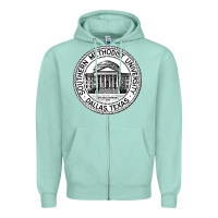 Seafoam southern methodist university Zipper Hoodie - linhVisuals