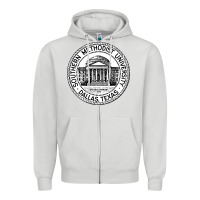 Dove Grey southern methodist university Zipper Hoodie - linhVisuals