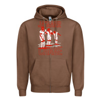 Chestnut ja'marr chase Zipper Hoodie - linhVisuals