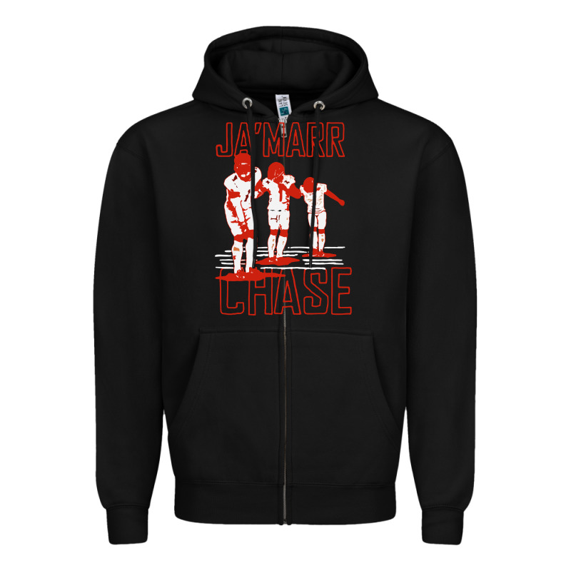 Ja'marr Chase Zipper Hoodie by linhVisuals | Teevron
