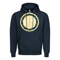 Navy university of california, davis Zipper Hoodie - linhVisuals
