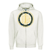 Oatmeal Heather university of california, davis Zipper Hoodie - linhVisuals