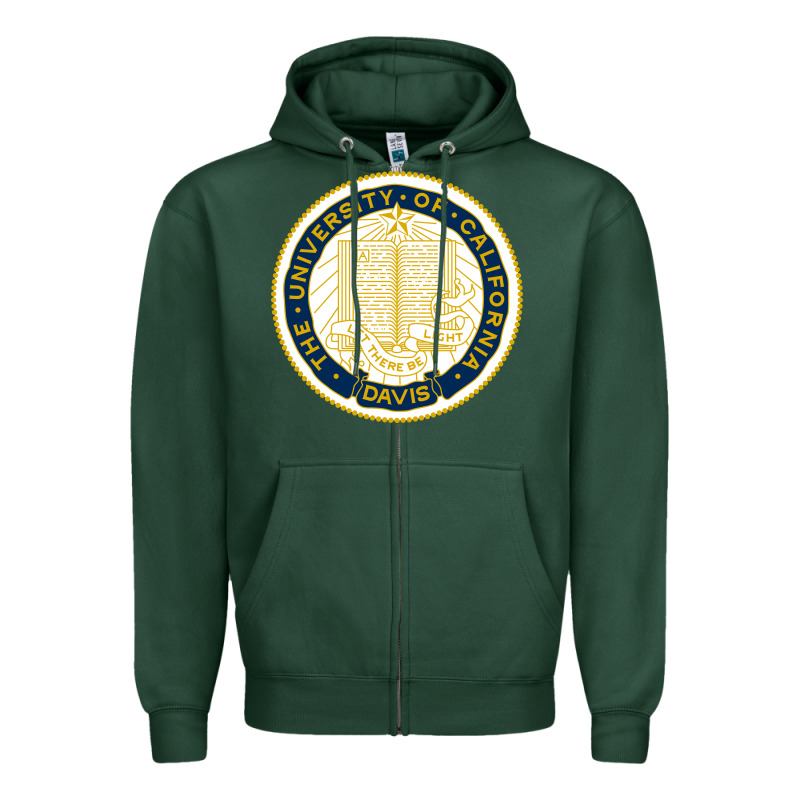 University Of California, Davis Zipper Hoodie by linhVisuals | Teevron