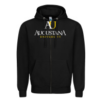 Black Augustana university, Apparel Zipper Hoodie - linhVisuals