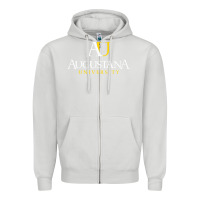 Dove Grey Augustana university, Apparel Zipper Hoodie - linhVisuals
