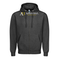 Charcoal Heather AU, Augustana University, apparel Zipper Hoodie - linhVisuals