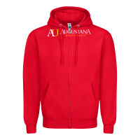 Red AU, Augustana University, apparel Zipper Hoodie - linhVisuals