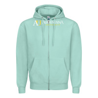 Seafoam AU, Augustana University, apparel Zipper Hoodie - linhVisuals