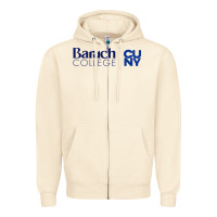 Sandshell baruch college vectorized Zipper Hoodie - linhVisuals