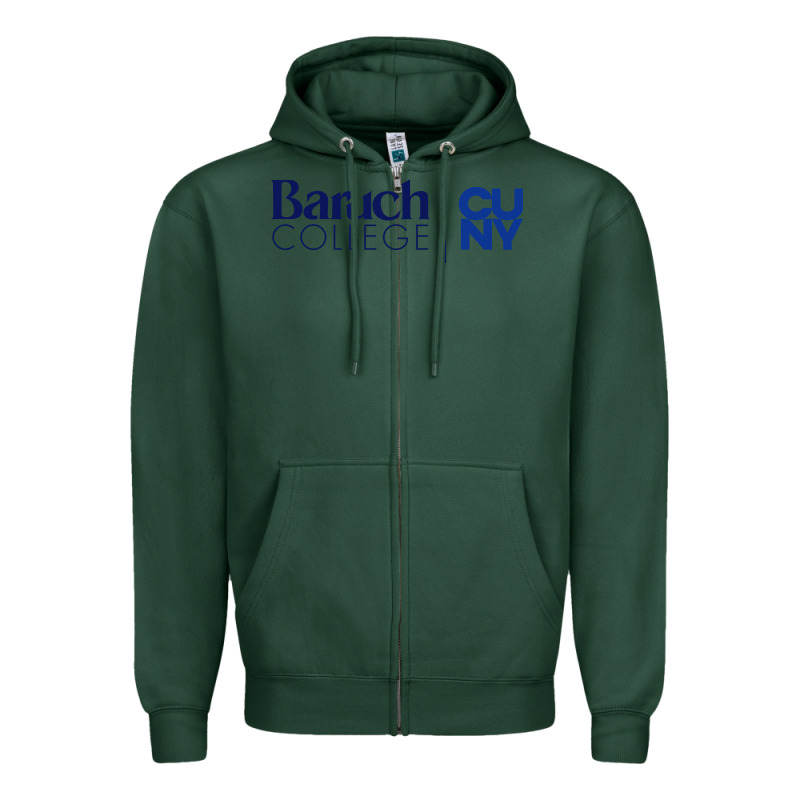 Baruch College Vectorized Zipper Hoodie by linhVisuals | Teevron