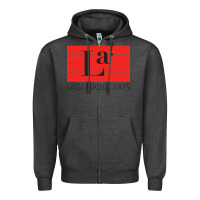 Charcoal Heather fiorello h. laguardia high school of music Zipper Hoodie - linhVisuals
