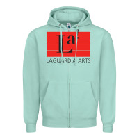 Seafoam fiorello h. laguardia high school of music Zipper Hoodie - linhVisuals
