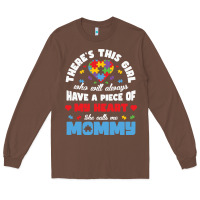 Chestnut lil autism mom Long Sleeve Tee - CowhideDigitalArt