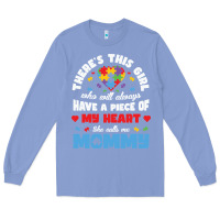 Colony Blue lil autism mom Long Sleeve Tee - CowhideDigitalArt