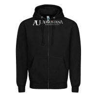 Black AU, Augustana University, apparel Zipper Hoodie - linhVisuals