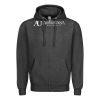 Charcoal Heather AU, Augustana University, apparel Zipper Hoodie - linhVisuals