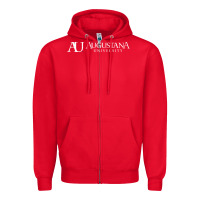 Red AU, Augustana University, apparel Zipper Hoodie - linhVisuals