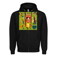 Black big bad voodoo daddy Zipper Hoodie - linhVisuals