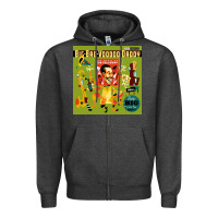Charcoal Heather big bad voodoo daddy Zipper Hoodie - linhVisuals