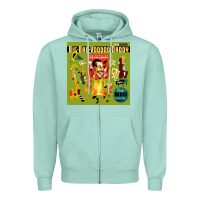 Seafoam big bad voodoo daddy Zipper Hoodie - linhVisuals