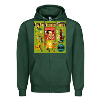 Sports Green big bad voodoo daddy Zipper Hoodie - linhVisuals