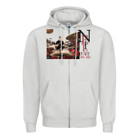 Dove Grey neil peart r.i.p Zipper Hoodie - linhVisuals
