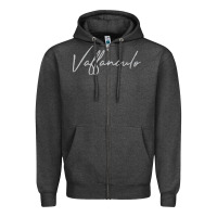 Charcoal Heather vaffanculo essential Zipper Hoodie - linhVisuals
