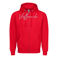Red vaffanculo essential Zipper Hoodie - linhVisuals