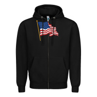 American Flag Zipper Hoodie | Teevron