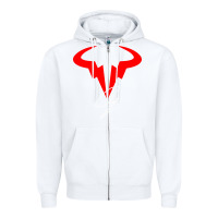 White RAFA Zipper Hoodie - linhVisuals