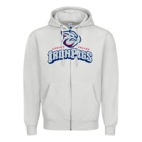Dove Grey lehigh valley ironpigs Zipper Hoodie - linhVisuals