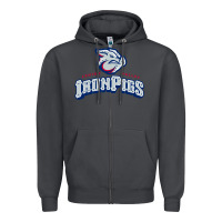 Smoke lehigh valley ironpigs Zipper Hoodie - linhVisuals