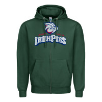 Sports Green lehigh valley ironpigs Zipper Hoodie - linhVisuals