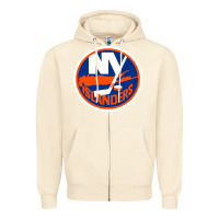 Sandshell Ny islanders Zipper Hoodie - linhVisuals