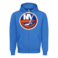 True Royal Ny islanders Zipper Hoodie - linhVisuals