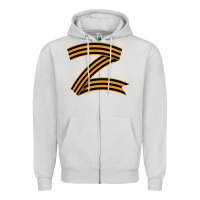 Dove Grey z russia classic Zipper Hoodie - linhVisuals
