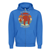 True Royal say less do lesser funny sloth Zipper Hoodie - linhVisuals