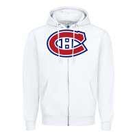 White canadiens Zipper Hoodie - linhVisuals