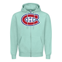 Seafoam canadiens Zipper Hoodie - linhVisuals