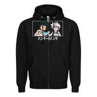 Black gon killua Zipper Hoodie - linhVisuals